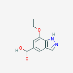 1H-Indazol-6-amine, N-methyl-N-(1-methylethyl)-结构式