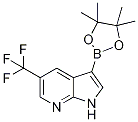 Structure of 3-(4,4,5,5-Tetramethyl-1,3,2-dioxaborolan-2-yl)-5-(trifluoromethyl)-1H-pyrrolo[2,3-b]pyridine