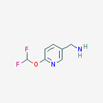 Structure of (6-(difluoroMethoxy)pyridin-3-yl)MethanaMine