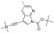 Structure of Tert-Butyl 5-Methyl-3-((Trimethylsilyl)Ethynyl)-1H-Pyrrolo[2,3-B]Pyridine-1-Carboxylate
