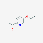 1-(5-Isopropoxypyridin-2-yl)ethanone结构式
