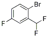 Structure of 1-Bromo-2-(difluoromethyl)-4-fluorobenzene