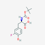Structure of N-BOC-3-FLUORO-D-TYROSINE