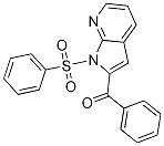 Structure of Phenyl(1-(benzenesulfonyl)-1H-pyrrolo[2,3-b]pyridin-2-yl)Methanon