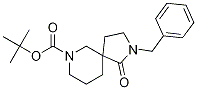 Structure of tert-Butyl 3-benzyl-4-oxo-3,9-diazaspiro[4.5]decan-9-carboxylate