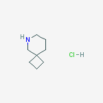 6-azaspiro[3.5]nonane;hydrochloride结构式