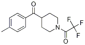 Structure of 2,2,2-Trifluoro-1-(4-(4-Methylbenzoyl)piperidin-1-yl)ethanone