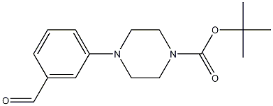 Structure of 1-Boc-4-(3-formylphenyl)piperazine