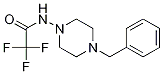 N-(4-Benzylpiperazin-1-yl)-2,2,2-trifluoroacetamide结构式
