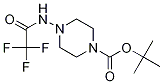 Structure of tert-Butyl 4-(2,2,2-trifluoro-acetaMido)piperazin-1-carboxylate