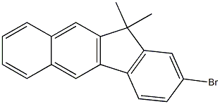 Structure of 2-Bromo-11,11-dimethyl-11H-benzo[b]fluorene