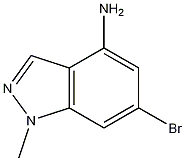 Structure of 6-Bromo-1-methyl-1H-indazol-4-amine