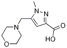 Structure of 1H-Pyrazole-3-carboxylic acid, 1-methyl-5-(4-morpholinylmethyl)-