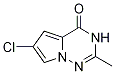 6-chloro-2-Methylpyrrolo[1,2-f][1,2,4]triazin-4(3H)-one结构式