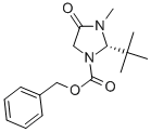 Structure of (S)-1-Z-2-TERT-BUTYL-3-METHYL-4-IMIDAZOLIDINONE