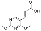 Structure of (E)-5-(2-CARBOXYVINYL)-2,4-DIMETHOXYPYRIMIDINE