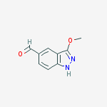 Structure of 1H-Indazole-3-carbonitrile, 7-chloro-