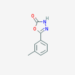 Structure of 5-(3-Methylphenyl)-3H-1,3,4-oxadiazol-2-one