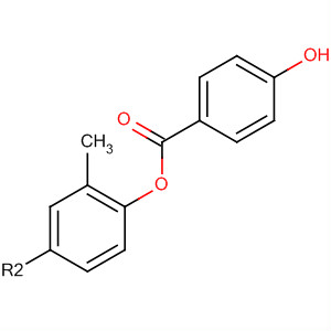 1,1'-(2-甲基-1,4-亚苯基)双(4-羟基苯甲酸酯)结构式