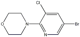 Structure of 4-(5-Bromo-3-Chloro-2-Pyridinyl)Morpholine