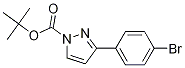 Structure of tert-Butyl 3-(4-bromophenyl)-1H-pyrazole-1-carboxylate