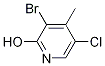 Structure of 3-Bromo-5-chloro-2-hydroxy-4-picoline