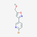Structure of 3-(6-bromo-3-pyridinyl)-5-Isoxazolemethanol