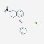 Structure of 5-(benzyloxy)-1,2,3,4-tetrahydronaphthalen-2-amine hydrochloride