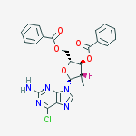 Structure of 6-Chloro-9-[(2R)-3,5-di-O-benzoyl-2-deoxy-2-fluoro-2-Methyl-b-D-erythro-pentofuranosyl]-9H-purin-2-aMine