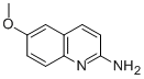 Structure of 2-AMINO-6-METHOXYQUINOLINE