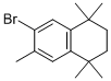 Structure of 6-BROMO-1,1,4,4,7-PENTAMETHYL-1,2,3,4-TETRAHYDRONAPHTHALENE