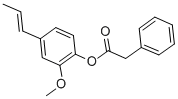 Structure of ISOEUGENYL PHENYLACETATE