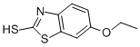 Structure of 6-ETHOXY-2-MERCAPTOBENZOTHIAZOLE