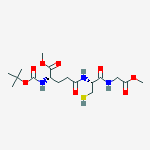 N-tert-Butyloxycarbonyl Glutathione DiMethyl Diester结构式