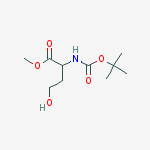 Structure of Methyl N-{[(2-methyl-2-propanyl)oxy]carbonyl}homoserinate