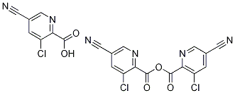 Structure of 2-Carboxy-3-chloro-5-cyanopyridine, 6-Carboxy-5-chloropyridine-3-carbonitrile, 3-Chloro-5-cyanopicolinic acid