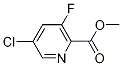 Structure of Methyl 5-chloro-3-fluoropyridine-2-carboxylate