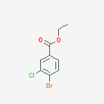 Structure of ethyl 3-chloro-4-bromobenzoate