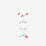 Structure of 4-Acetyl-cyclohexanecarboxylic acid methyl ester