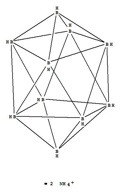 Structure of Decahydrodecaborate,ammoniumsalt