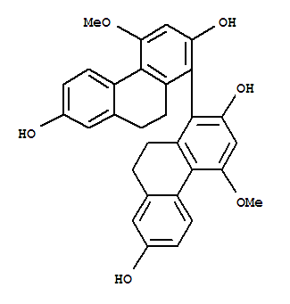 Chemical structure of Flavanthrin