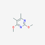 Structure of Pyrimidine, 2,4-dimethoxy-5,6-dimethyl-