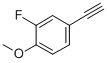 4-ETHYNYL-2-FLUORO-1-METHOXY-BENZENE结构式
