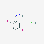 Structure of (S)-1-(2,5-DIFLUOROPHENYL)ETHANAMINE-HCL