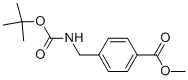 Structure of METHYL 4-((TERT-BUTOXYCARBONYLAMINO)METHYL)BENZOATE