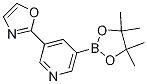 Structure of 2-(5-(4,4,5,5-tetramethyl-1,3,2- dioxaborolan-2-yl)pyridin-3-yl)oxazole
