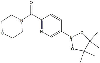 Structure of Morpholino(5-(4,4,5,5-tetraMethyl-1,3,2-dioxaborolan-2-yl)pyridin-2-yl)Methanone