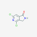 Structure of 4,6-dichloro-2,3-dihydropyrrolo[3,4-c]pyridin-1-one