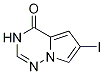 Structure of 6-Iodopyrrolo[2,1-f][1,2,4]triazin-4(1H)-one