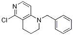 1-benzyl-5-chloro-1,2,3,4-tetrahydro-1,6-naphthyridine结构式